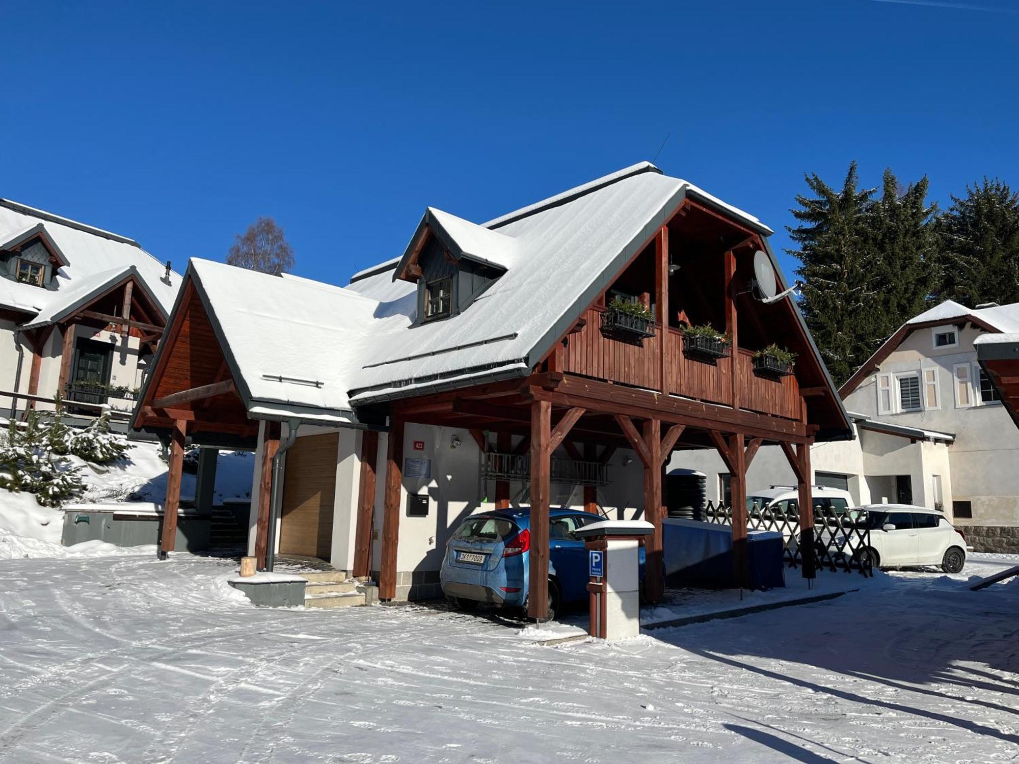 Hofberg Apartman Nové Hamry エクステリア 写真